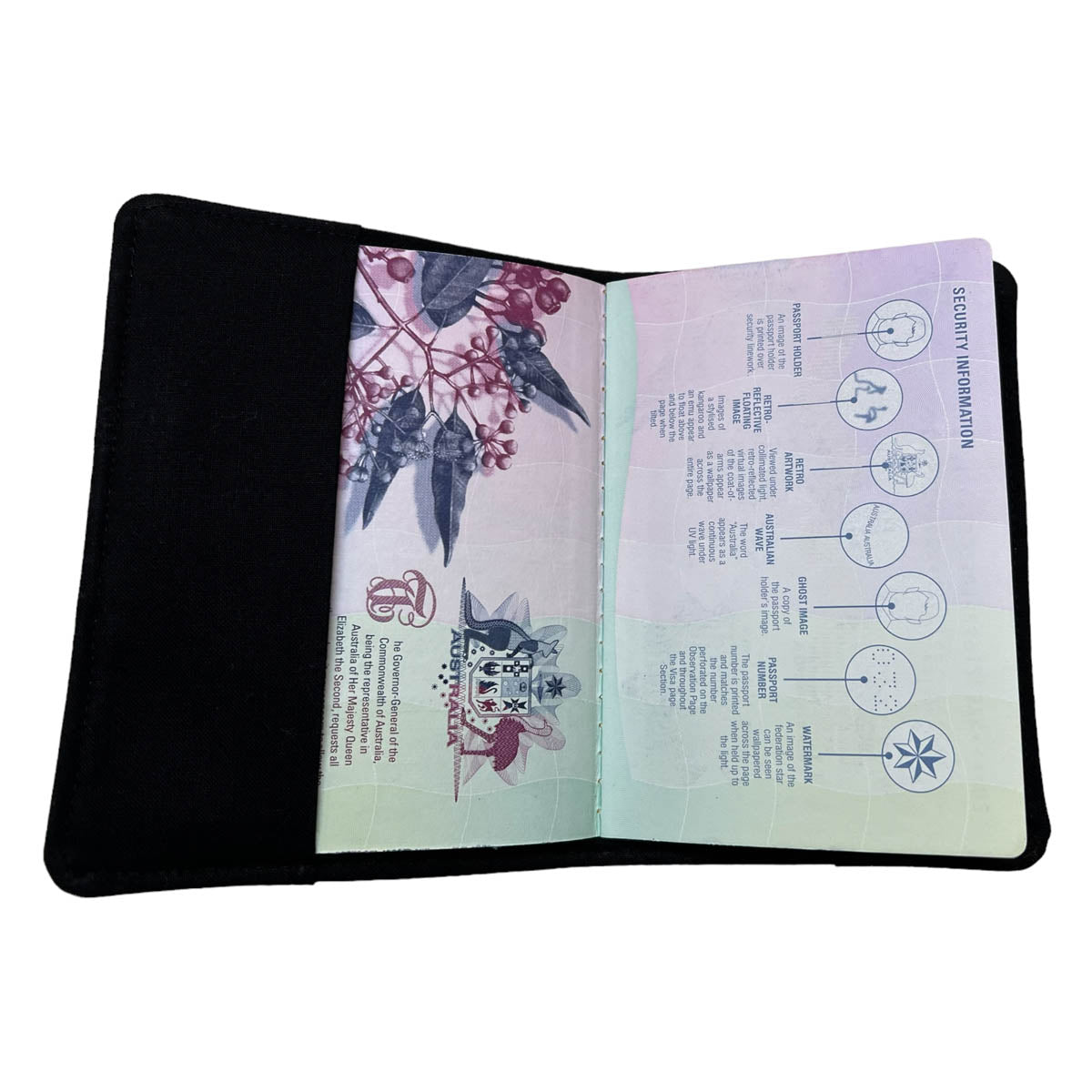 Passport Covers - Select Colour from Dropdown List