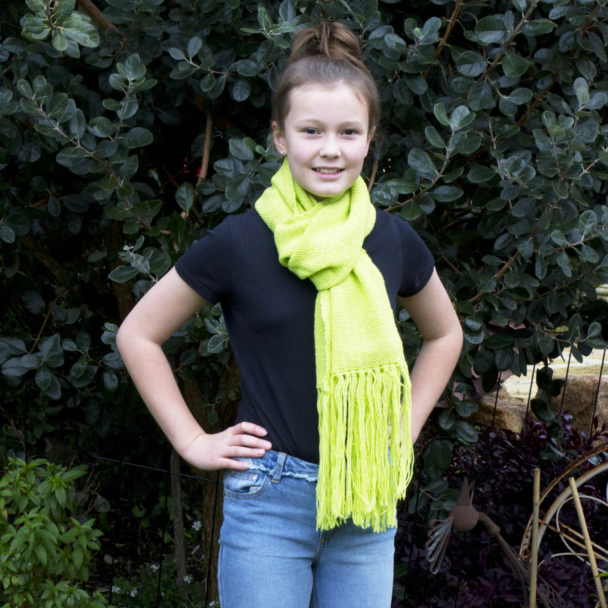 Hand Woven Scarf - Australian Designed 65% Wool, 25% Mohair, 10% Polyamide