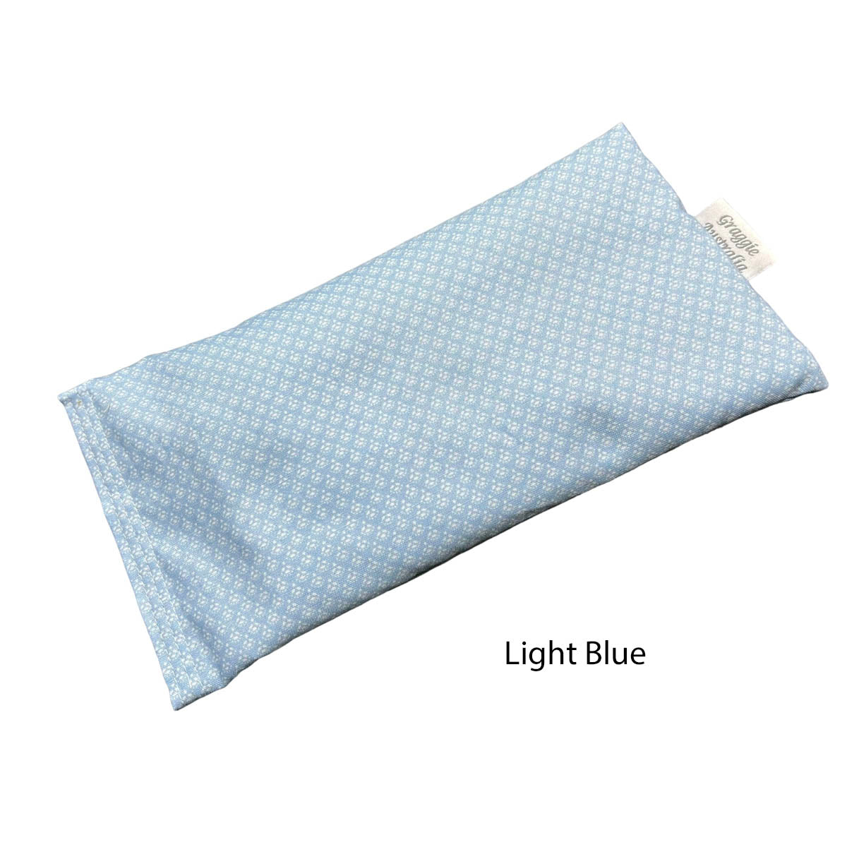 Eye Pillow Unscented - washable cover, weighted, relaxation, yoga, spa gift, hot or cold pack