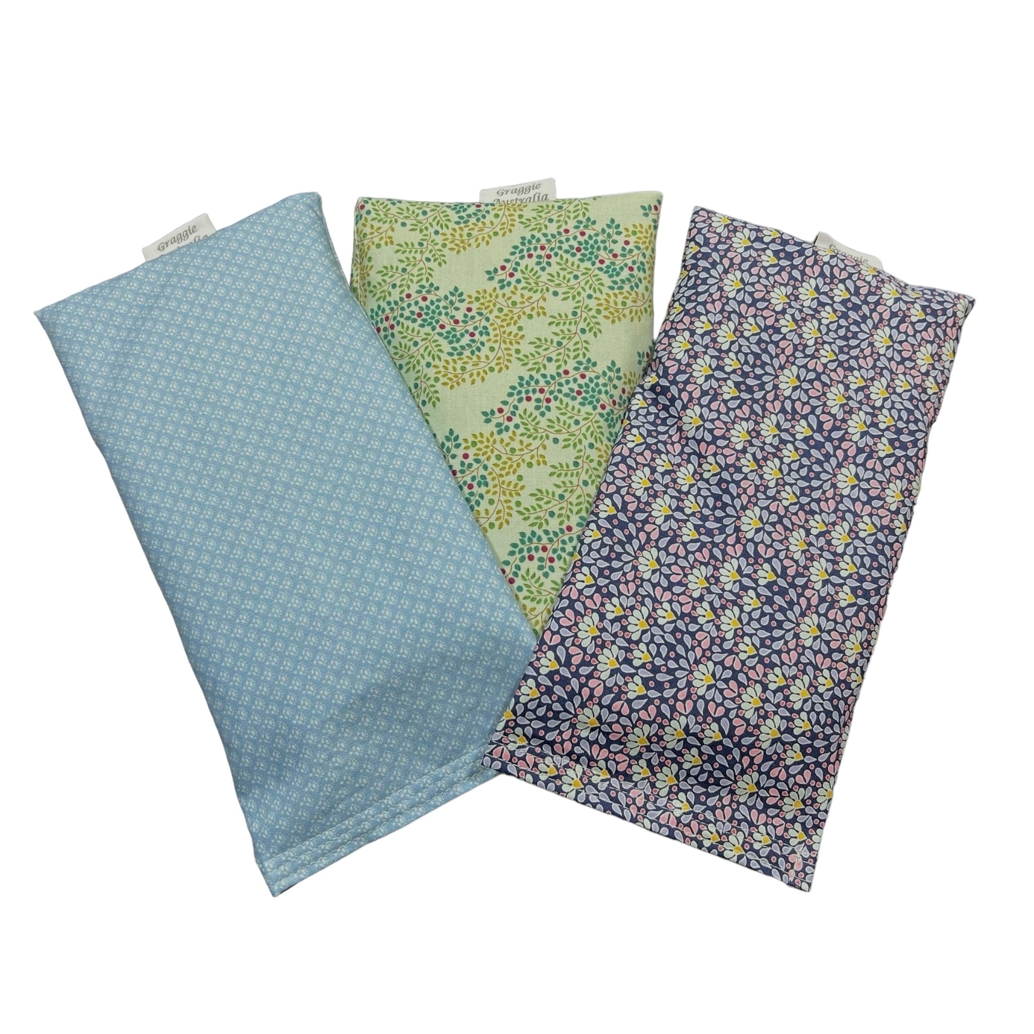 Eye Pillow Unscented - washable cover, weighted, relaxation, yoga, spa gift, hot or cold pack