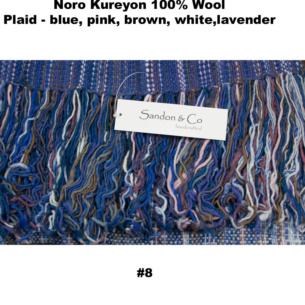 Hand Woven Scarf - Australian Designed 100% Falkland Island Wool